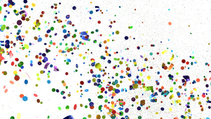 confetti png. Gold confetti falls from the sky. transparent PNG