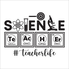 Periodic Science Table SVG Teacher, Back to school, School Teacher SVG, Science Western
