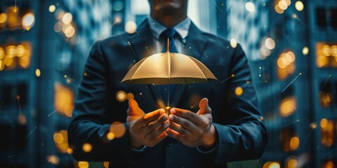 Focus on a business safeguarded by comprehensive insurance solutions.