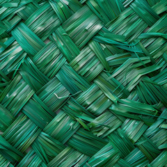 wicker green basket background