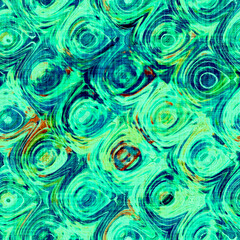 Summer blue dyed wave water pattern with broken linear blotch effect. Fresh blue underwater texture background for modern seamless nautical maritime organic style. 