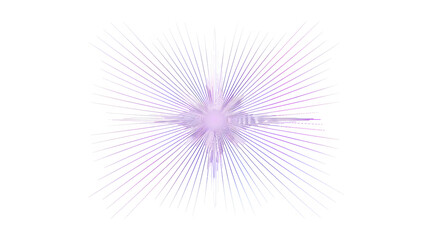 Obraz premium A minimalist line art illustration of an abstract star. Featuring light purple lines on a white background. star shape and straight strokes creating a sense of radiance and brilliance. 