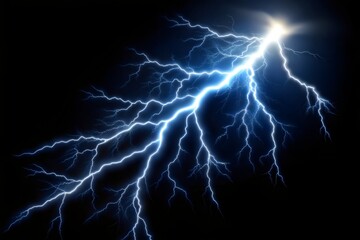lightning in the night