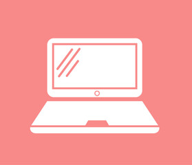 Laptop icon vector