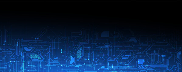 Obraz premium Abstract Artificial intelligence. Cloud computing. Machine learning. Technology web background. Virtual concept futuristic background. Vector art.