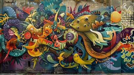 Obraz premium Street Art Murals