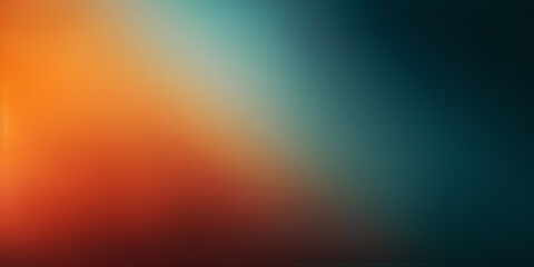 Teal orange black color gradient background, grainy texture effect, poster banner landing page backdrop design
