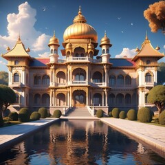 Obraz premium A beautiful palace 