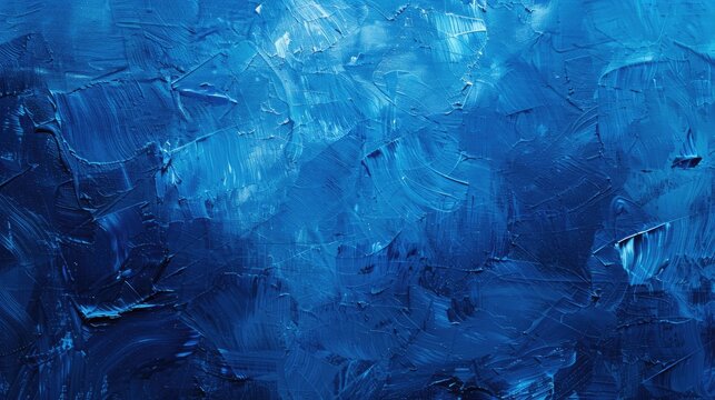 Abstract background painted in blue