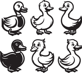 duck vector icon logo rubber duck sunglasses cartoon character illustration bird farm animal doodle symbol design 