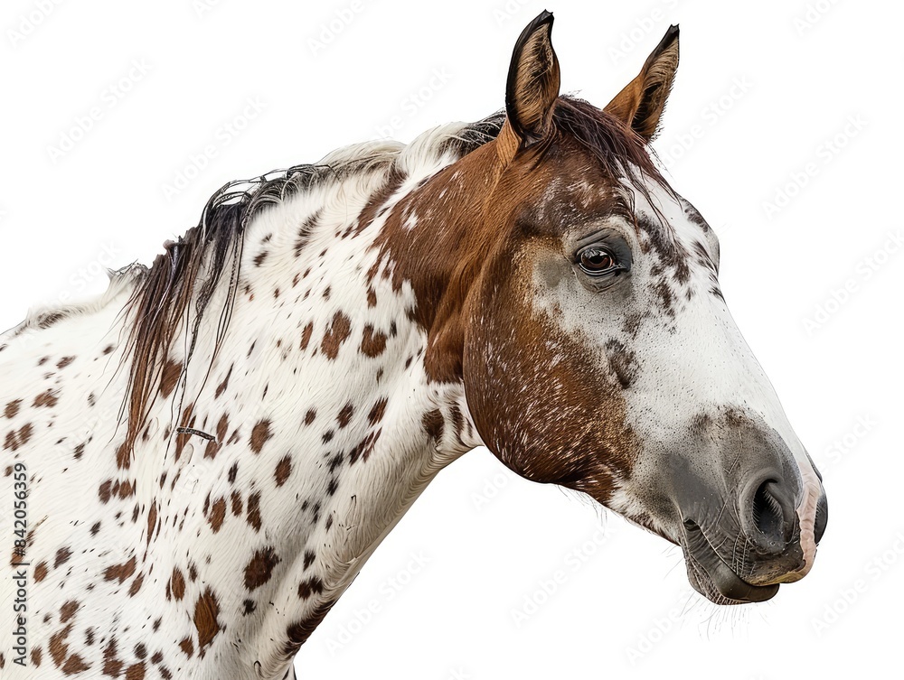 Sticker portrait of a horse