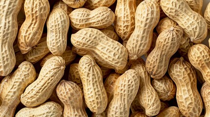Close Up View of Shelled Peanuts in a Pile background