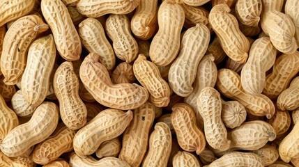 Close Up View of Shelled Peanuts in a Pile background