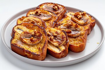 Delectable Banana Bread French Toast with Ripe Bananas and Fluffy Batter