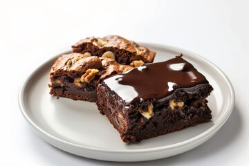 Decadent Banana Bread Brownies with a Crunchy Nutty Flavor