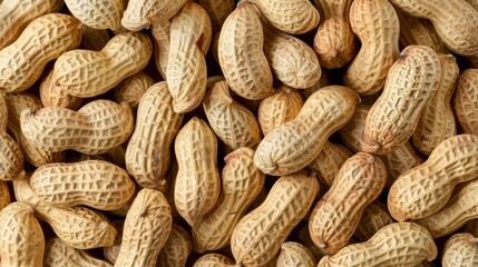 Close Up View of Shelled Peanuts in a Pile background