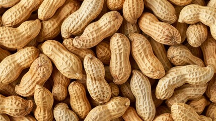 Close Up View of Shelled Peanuts in a Pile background