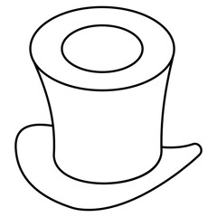Premium design icon of magician hat