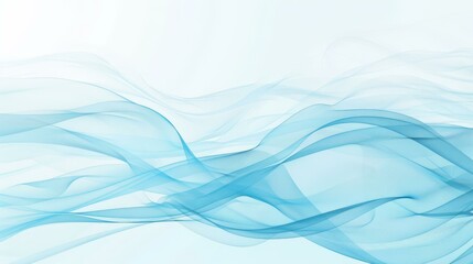 Obraz premium Abstract Blue Wave Background, Modern Design Concept