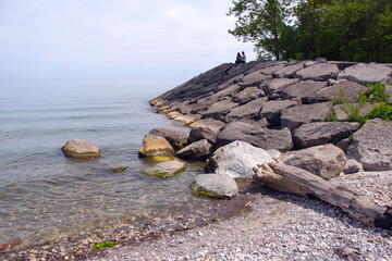 Breakwater in Lake Ontario