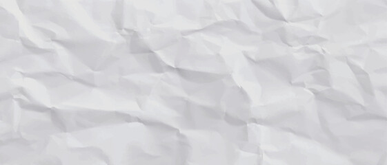 close up white crumpled paper background