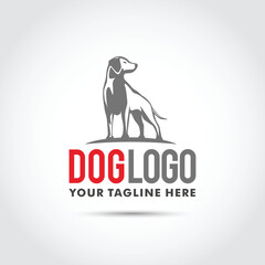 Pet Dog Logo Design. Vector Illustrator