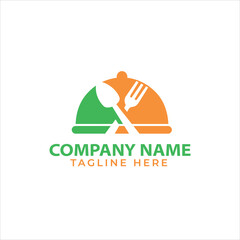 Abstract restaurant for logo design vector editable
