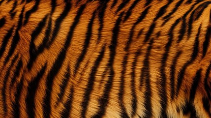 Fototapeta premium Close Up of Orange and Black Tiger Fur Texture background