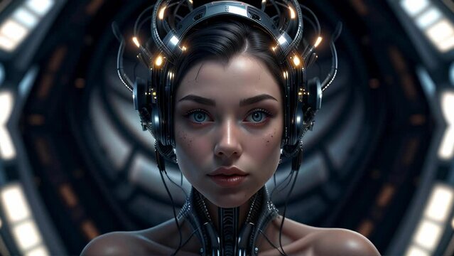 Artificial intelligence virtual assistant. Seamless loop of a virtual human acting as an agent of a language model.
