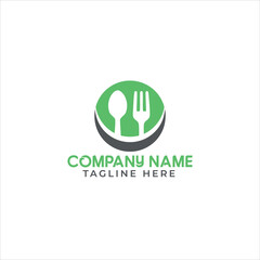 food time design logo template vector
