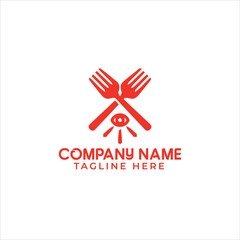 restaurant food chef logo design, vector planet food catering logo

