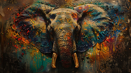 African elephant walking through the savannah, showcasing its majestic presence. A stunning capture of wildlife in its natural habitat, highlighting the beauty and strength of this magnificent creatur