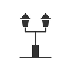 Lamp Post Icon - Street Light Icon