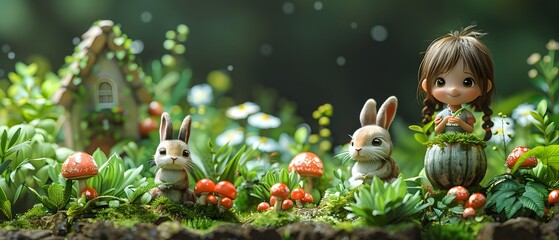 Chibi Character, Biotransformation processes ignite the imagination, creating flavors never before tasted., clean environment