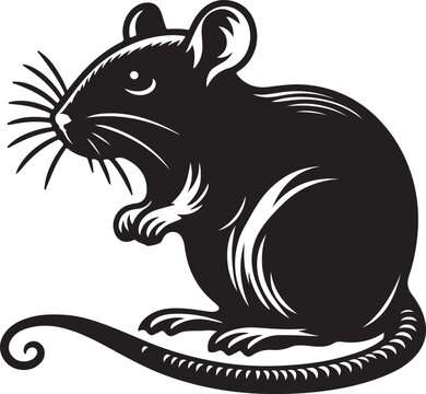 recommend clip art: Rat vector Silhouette avatar