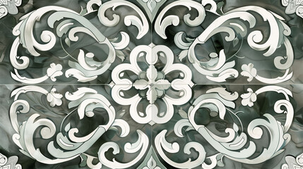 Elegant Tile Pattern Collection with Floral and Geometric Designs