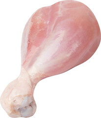 Raw Chicken Drumsticks Isolated, Uncooked Poultry Legs, Fresh Hen Meat, Fresh Chicken Drumstick
