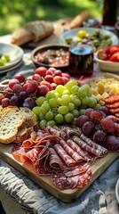 Summer picnic in park