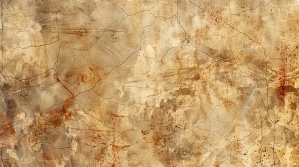 A vintage brown paper texture with intricate distressed lines and stains.