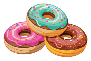 Doughnut Artistic Illustrations.eps