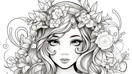 Fototapeta premium woman face