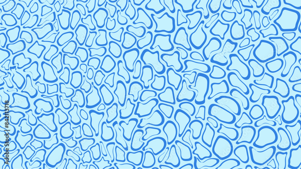 Poster Nature abstract pattern. Nature background with spots and cells