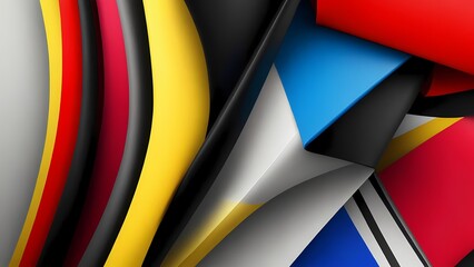 abstract background with rainbow