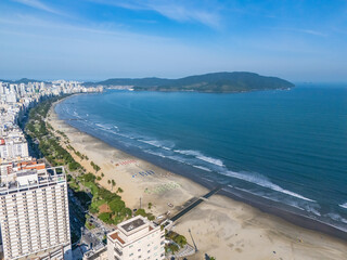 Naklejka premium Praia do Gonzaga - Santos