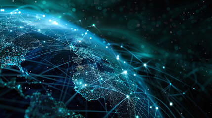 concept global digital network 