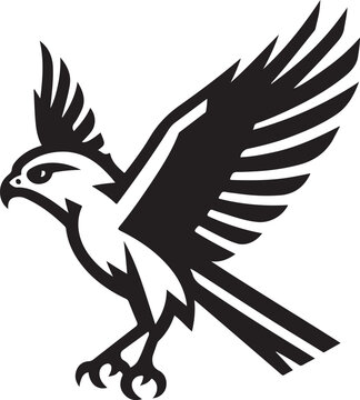 recommend clip art: harrier bird vector illustration