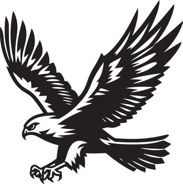 recommend clip art: harrier bird vector illustration