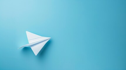 National paper airplane day concept with copy space area for text 