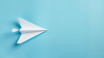 Fototapeta premium National paper airplane day concept with copy space area for text 