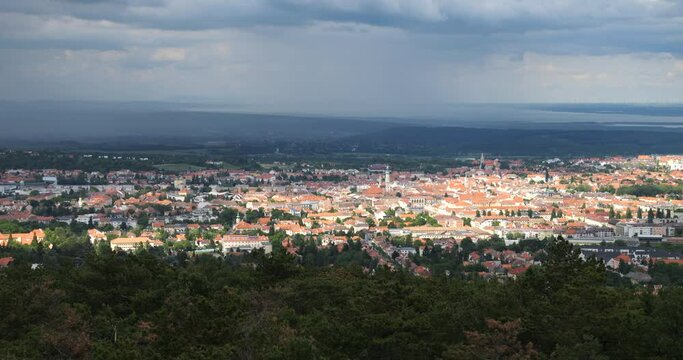Panoramic view on the city of Sopron